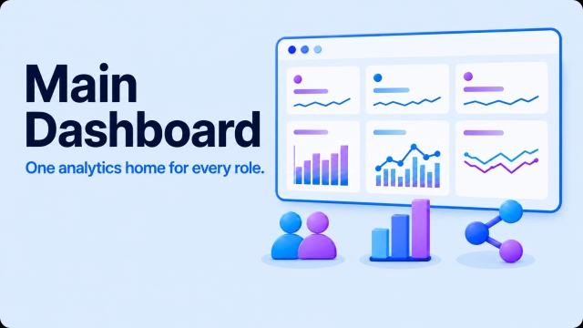Main Dashboard: One Analytics Home for Every Role